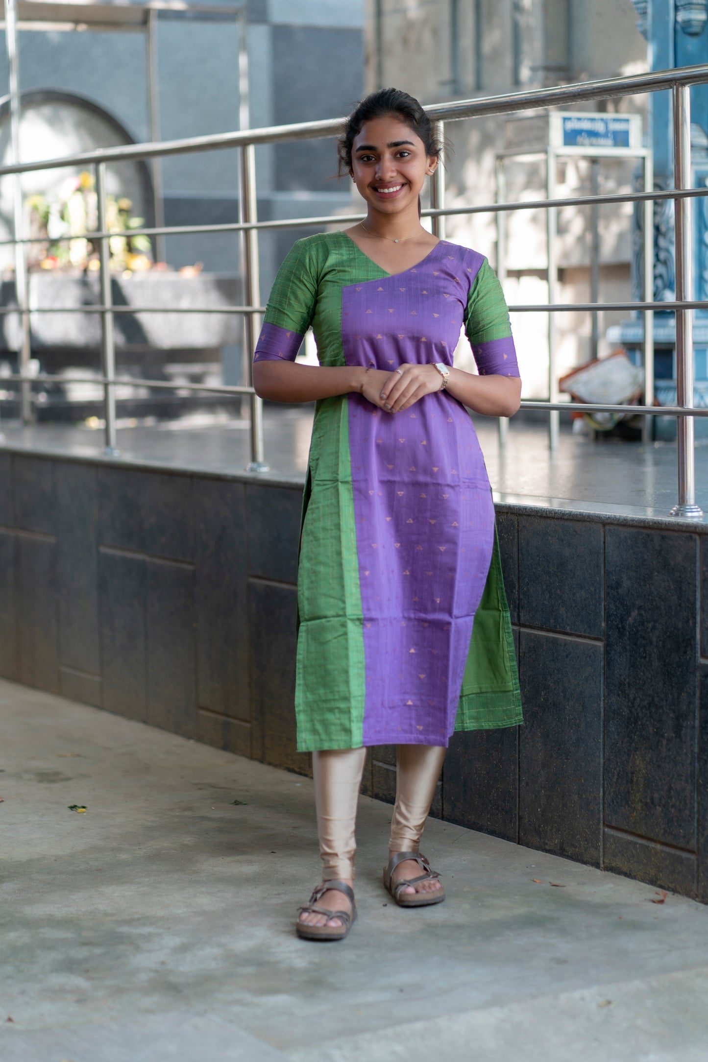 RAWSILK KURTI - D158