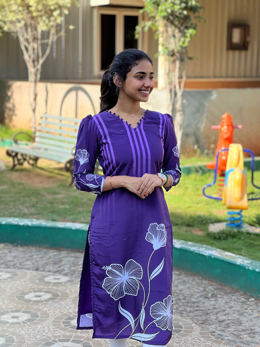 CREPE SILK KURTI