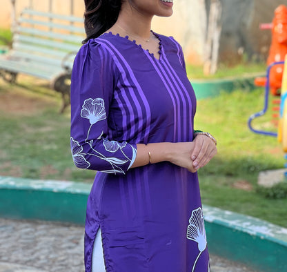 CREPE SILK KURTI