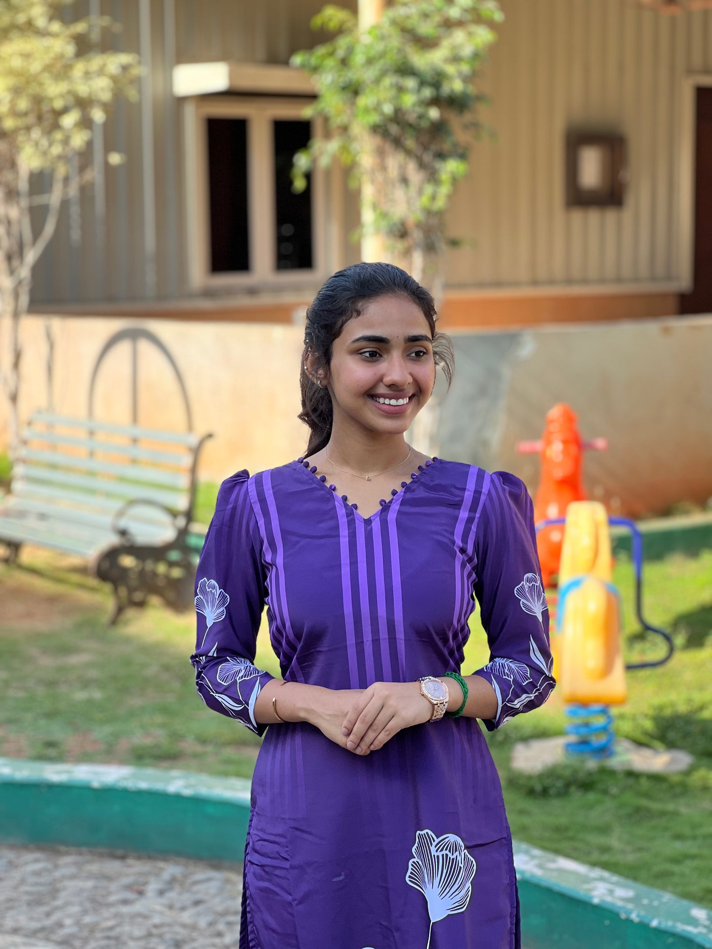 CREPE SILK KURTI