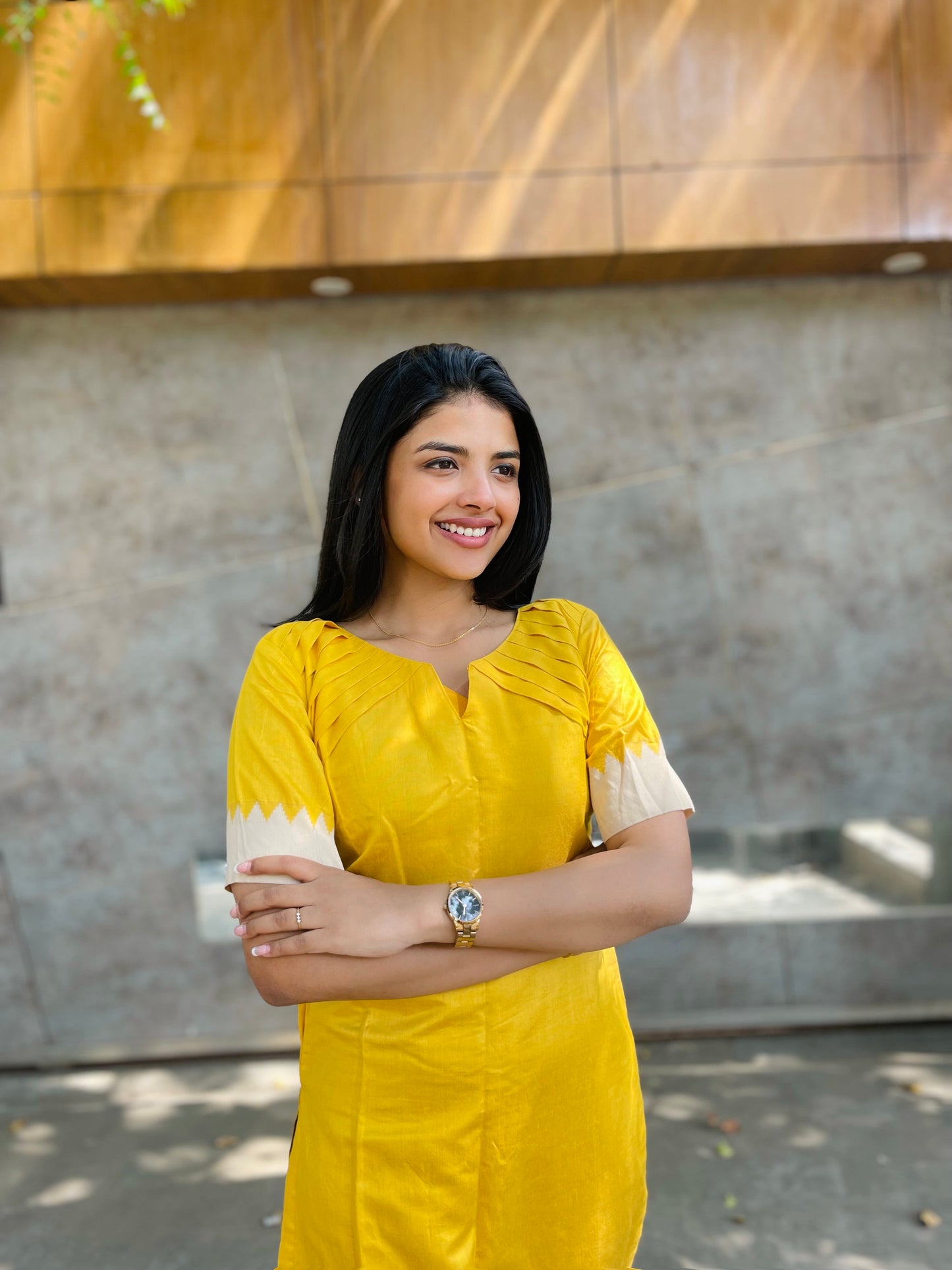 TUSSARSILK KURTI WITH DUPATTA - D187