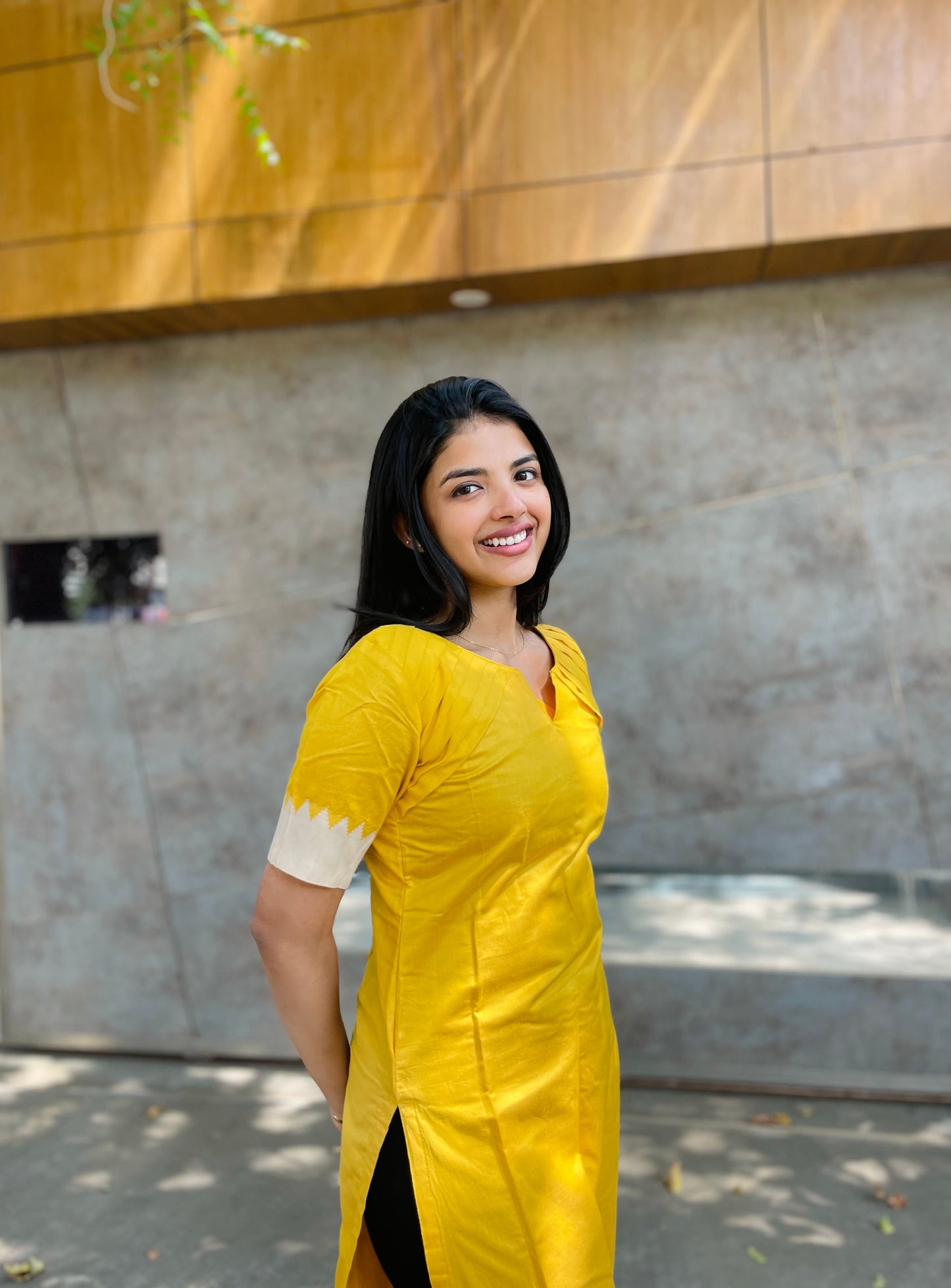 TUSSARSILK KURTI WITH DUPATTA - D187