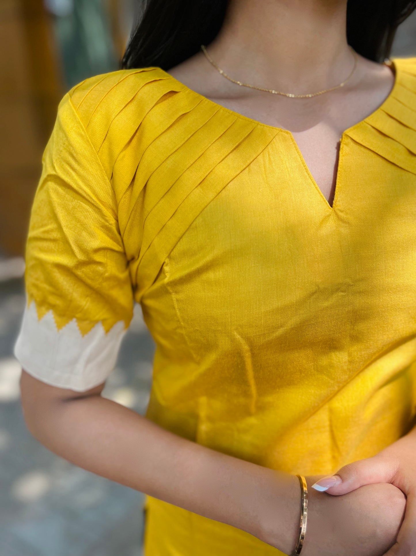 TUSSARSILK KURTI WITH DUPATTA - D187