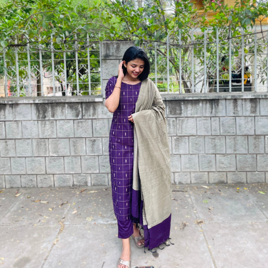 SLUB COTTON 3PCS SET