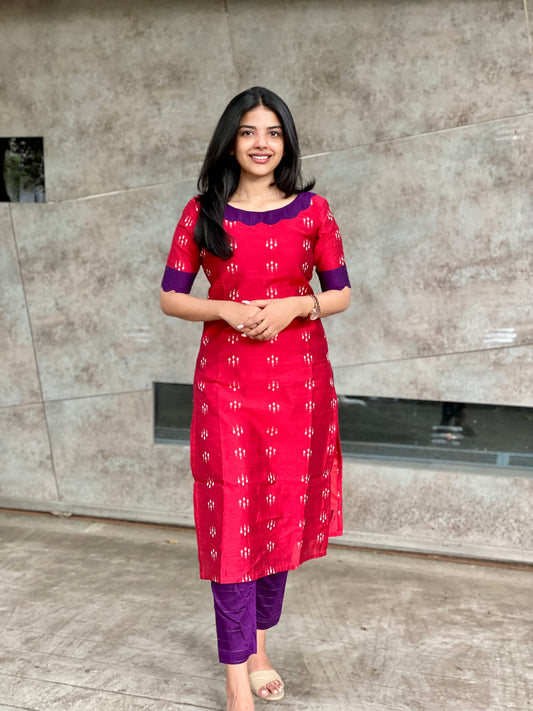 RAWSILK KURTASET - D125