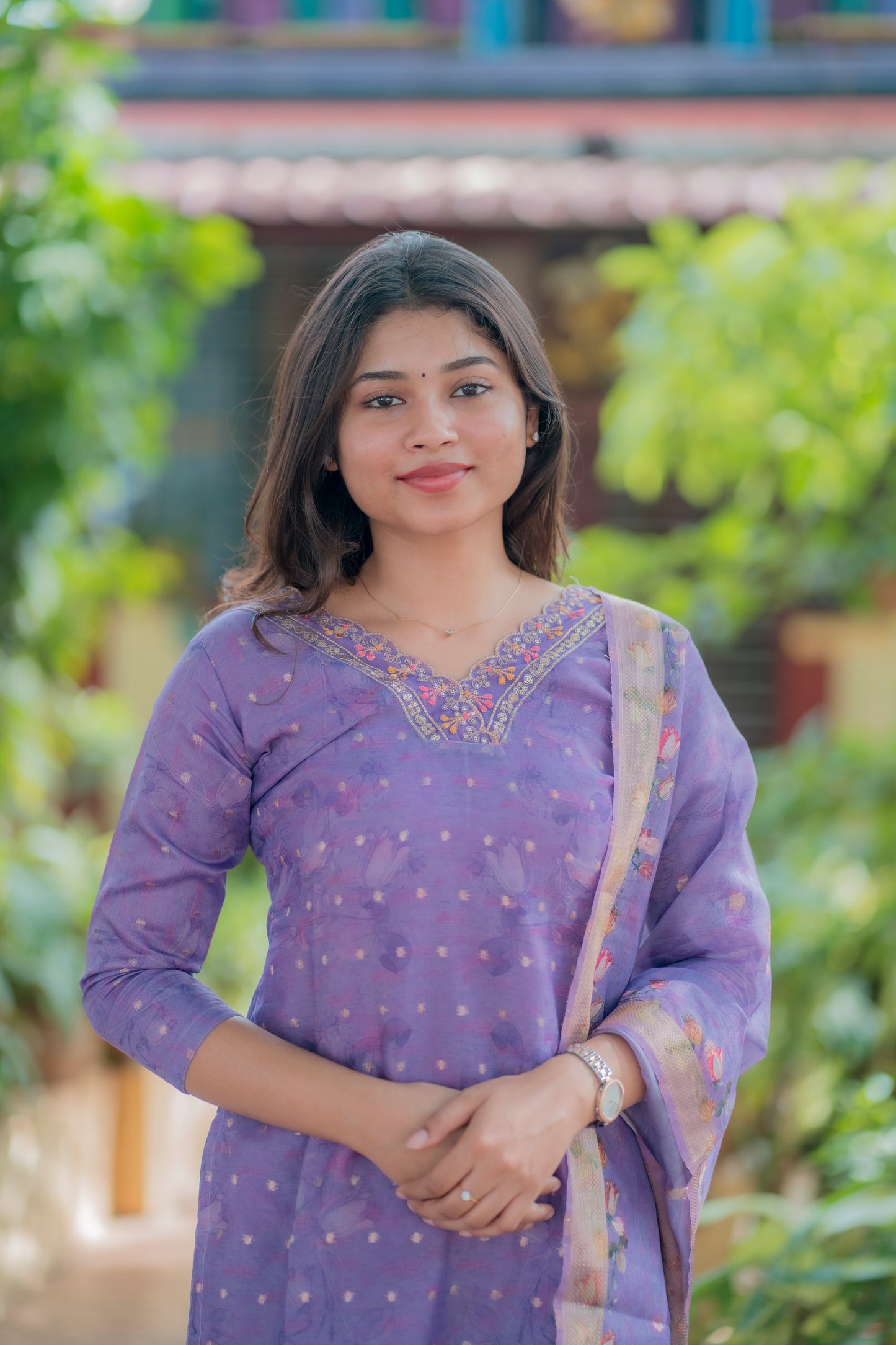 CHANDERI SALWAR SUIT